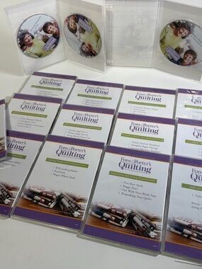 Fon’s and Porter’s Love of Quilting Lot 15 DVD’s